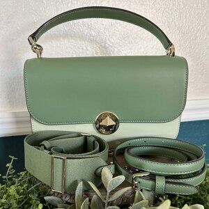 Kate Spade Green Top Handle Crossbody Bag